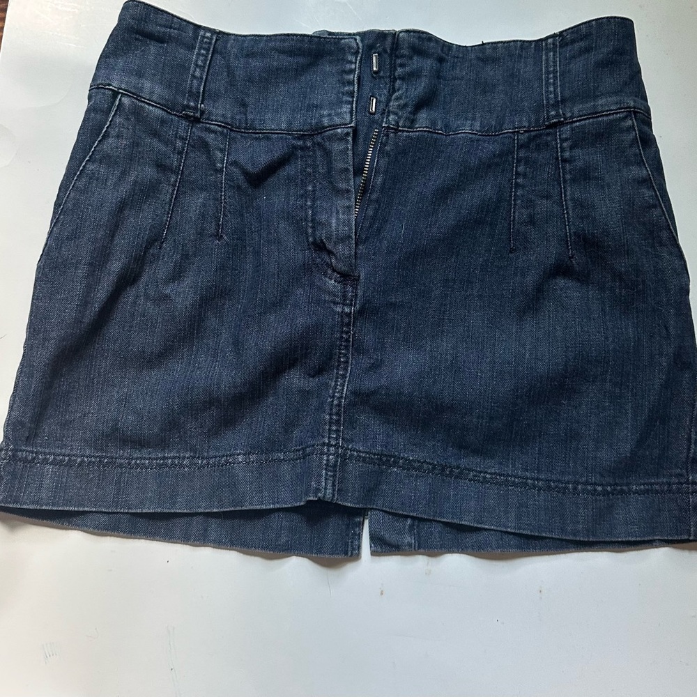 VENUS Dark Blue Denim Skort